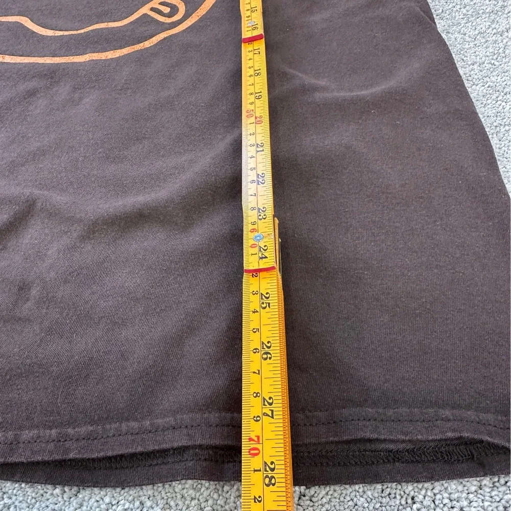 Nirvana Graphic T-Shirt Mens XL Brown Good
